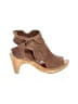 Miss Albright 100% Leather Brown Mule/Clog Size 8 - photo 1