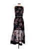 Keepsake 100% Polyester Paisley Black Cocktail Dress Size L - photo 1