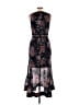 Keepsake 100% Polyester Paisley Black Cocktail Dress Size L - photo 2