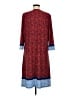 Susan Graver Paisley Red Casual Dress Size M - photo 2