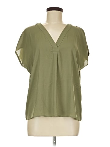 Ann Taylor Short Sleeve Blouse (view 1)