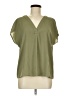 Ann Taylor Green Short Sleeve Blouse Size M - photo 1
