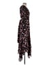 A.L.C. 100% Silk Floral Black Cocktail Dress Size 8 - photo 4