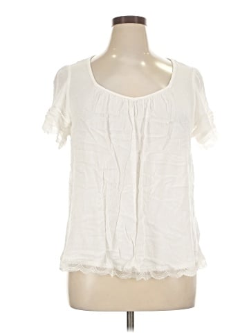 BLOOMCHIC Short Sleeve Blouse (view 1)