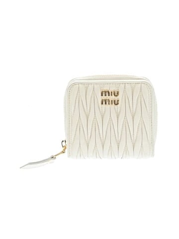 Miu Miu Leather Matelassé Wallet (view 1)