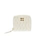 Miu Miu Ivory Leather Matelassé Wallet One size - photo 1