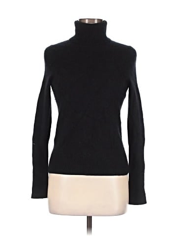 Aqua Cashmere Pullover Sweater (view 1)