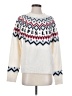 H&M Chevron-herringbone White Wool Pullover Sweater Size S - photo 1
