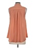 Piace 100% Polyester Orange Sleeveless Blouse Size S - photo 2