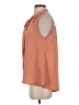 Piace 100% Polyester Orange Sleeveless Blouse Size S - photo 5