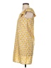 Soprano 100% Polyester Print Yellow Casual Dress Size S - photo 5