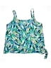 Terra & Sky Blue Swimsuit Top Size 5X - photo 2