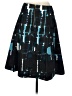 Express Design Studio 100% Polyester Graphic Teal Casual Skirt Size 4 - photo 2