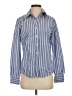 Faconnable 100% Cotton Stripes Blue Long Sleeve Button-Down Shirt Size S - photo 1