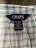 Chaps Blue 3/4 Sleeve Blouse Size XL - photo 4