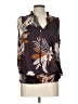 Fever 100% Polyester Brown Sleeveless Blouse Size L - photo 1