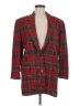 Linda Allard Ellen Tracy Plaid Red Wool Blazer Size 4 - photo 1