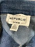 For The Republic Blue Denim Jacket Size S - photo 6