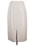 Brochu Walker Solid Ivory Formal Skirt Size L - photo 2