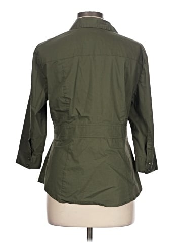 7th Avenue Design Studio New York & Company 3/4 Sleeve Button-Down Shirt (view 2)