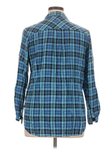 Khakis & Co 3/4 Sleeve Button-Down Shirt (view 2)