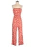 Angashion 100% Viscose Hearts Red Jumpsuit Size S - photo 1