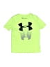 Under Armour 100% Polyester Green Active T-Shirt Size 4 - photo 1