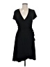 Apt. 9 Solid Black Casual Dress Size M - photo 1
