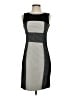 Yoana Baraschi Houndstooth Gray Cocktail Dress Size 4 - photo 1