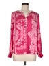 Ann Taylor 100% Polyester Pink Long Sleeve Blouse Size M - photo 1