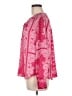 Ann Taylor 100% Polyester Pink Long Sleeve Blouse Size M - photo 5
