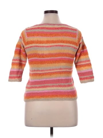 So Blue Sigrid Olsen Pullover Sweater (view 2)