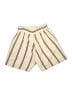 Samsoe Samsoe Stripes Ivory Shorts Size XS - photo 2