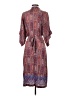 Tiny Paisley Burgundy Casual Dress Size XS - photo 2