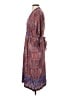 Tiny Paisley Burgundy Casual Dress Size XS - photo 5