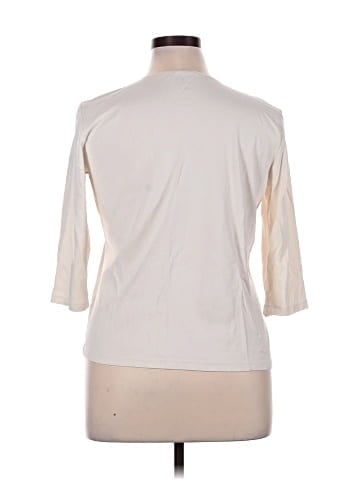 Christopher & Banks 3/4 Sleeve T-Shirt (view 2)