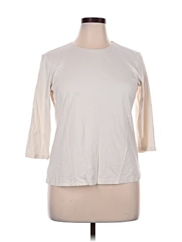 Christopher & Banks 3/4 Sleeve T-Shirt (view 1)