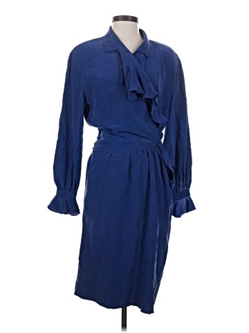 August Silk Casual Dress (view 1)