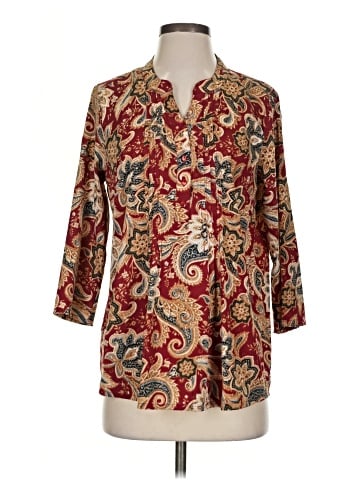 Salon Studio by Haband 3/4 Sleeve Blouse (view 1)