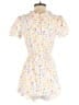 Bebop 100% Rayon Floral White Romper Size S - photo 2