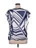 B.wear 100% Polyester Blue Short Sleeve Blouse Size XL - photo 2
