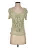 Deletta 100% Cotton Green Short Sleeve Top Size XS - photo 1