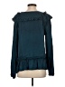 Amadi Teal Long Sleeve Blouse Size S - photo 2