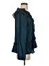 Amadi Teal Long Sleeve Blouse Size S - photo 4