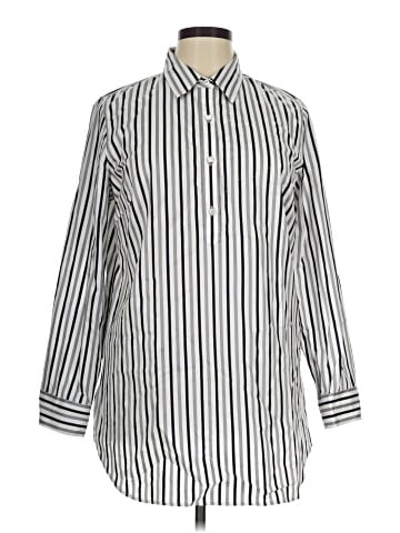 J. McLaughlin 3/4 Sleeve Button-Down Shirt (view 1)