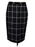 Escada Plaid Black Formal Skirt Size EU 40 / US 10 - photo 1