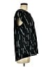 Monday Fun Black Short Sleeve Blouse Size M - photo 4