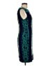 Cache Graphic Teal Cocktail Dress Size L - photo 4