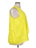Chaus 100% Polyester Yellow Sleeveless Blouse Size XL - photo 4