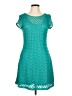 Apt. 9 Teal Casual Dress Size L - photo 1